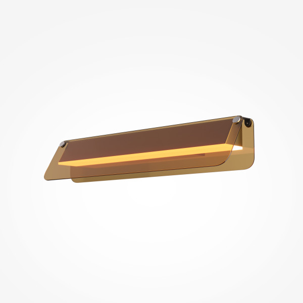 Wandleuchte FLAT in schwarz aus Metall