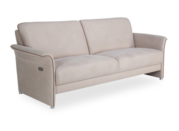 Sofa 2 Sitzer LUMINARA in beige aus Stoff