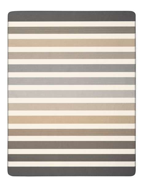 Wohndecke HORIZON NATURE in beige aus Mischgewebe