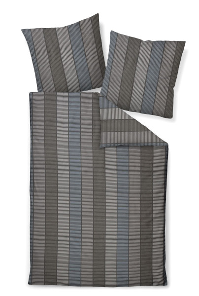 Bettwäsche MOMENTS Mako-Satin aus Baumwolle