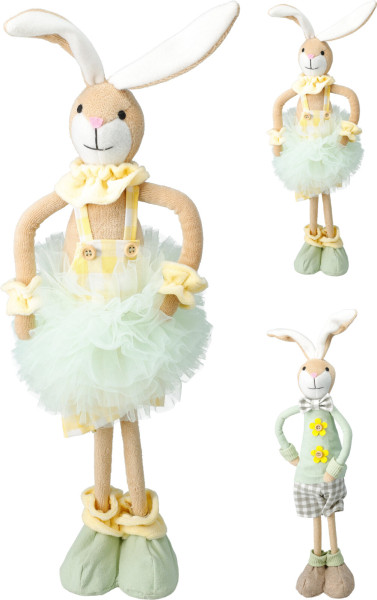 Hase in mehrfarbig aus Polyester