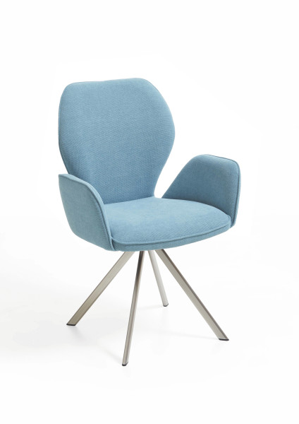 Polsterstuhl COLORADO in  Malea-R eisblau