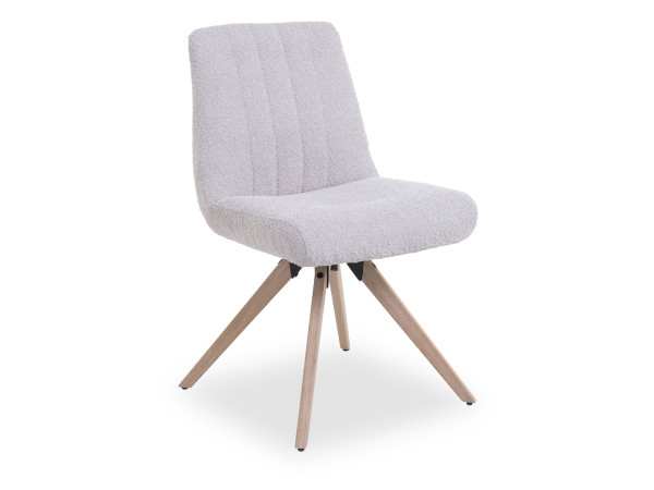 Polsterstuhl KERSTIN in light grey