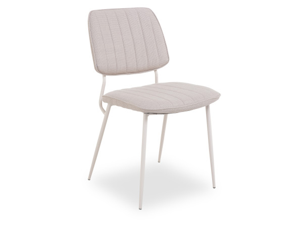 Polsterstuhl HARPER HUMBOLDT in beige aus Stoff