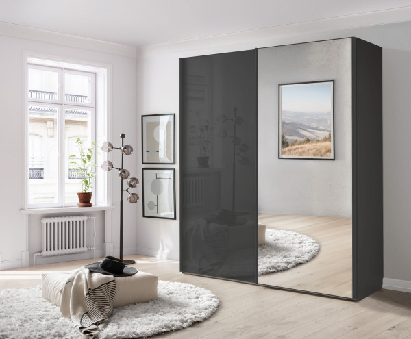 Kleiderschrank Rolf Weber WEEZE in graphit aus Dekor