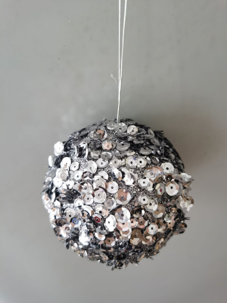 Christbaumschmuck Hänger Kugel PAILLETTEN
