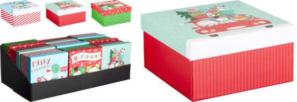 Geschenkbox in mehrfarbig aus Papier