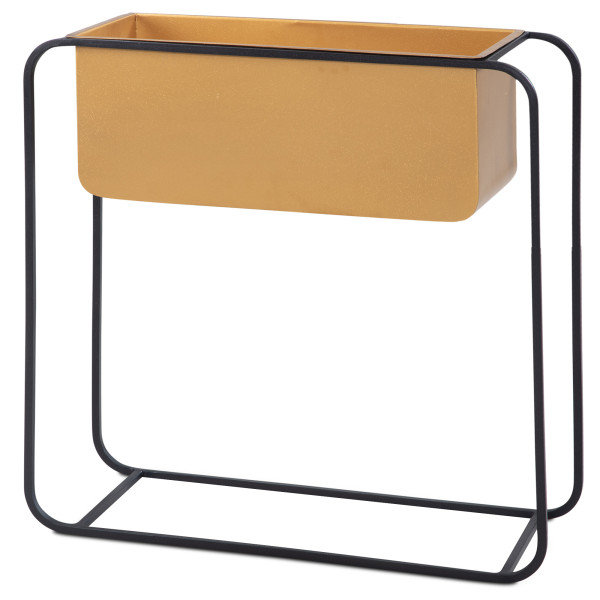 Vase in goldfarben aus Metall