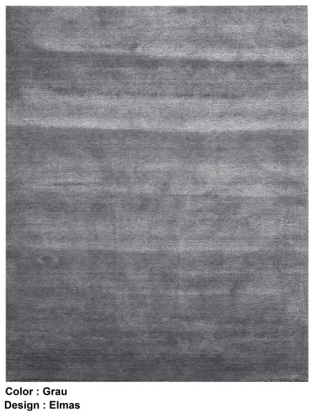 Teppich ELMAS in grau aus Mischgewebe