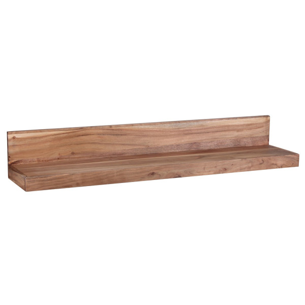 Wandregal MUMBAI in braun aus Holz