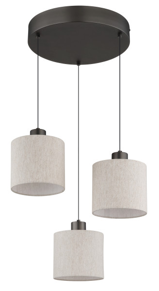 Hängeleuchte THEA in schwarz aus Metall