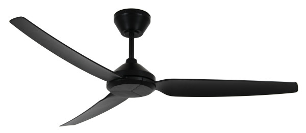 Deckenventilator POLIS in schwarz aus Kunststoff