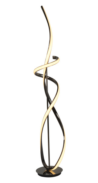 Stehleuchte BANDOL in schwarz aus Eisen