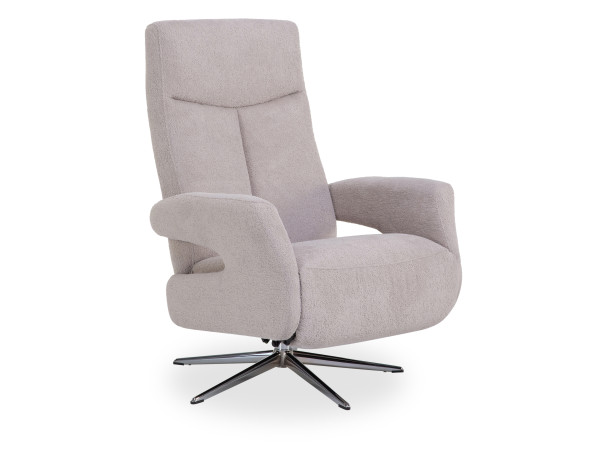 Relaxsessel KUNO in taupe aus Stoff