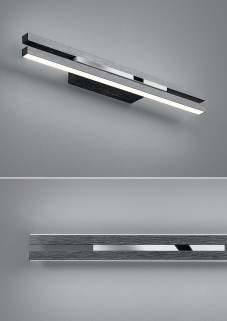 Wandleuchte ELEMENTS BEN in schwarz aus Metall