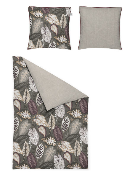 Bettwäsche CROWN-K Satin aus Baumwolle