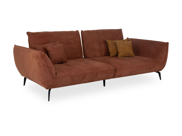 Megasofa vito Ticona in gelb aus Stoff