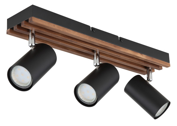 Strahler KAYDEN in schwarz aus Metall