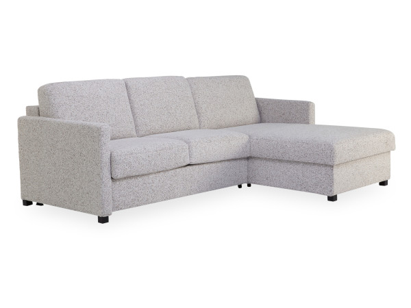 Schlafsofa Elastoform RIKE in hellgrau aus Stoff
