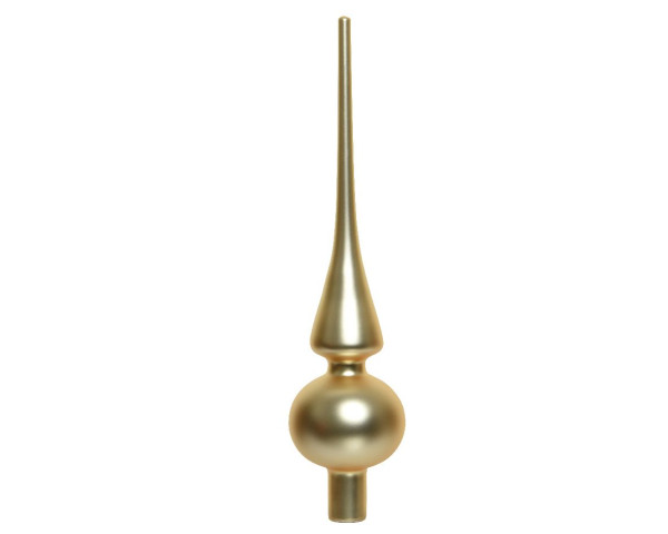 Baumspitze HELL GOLD in goldfarben aus Glas