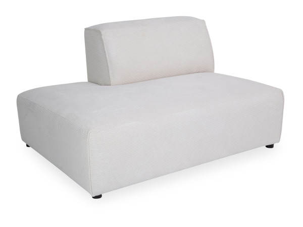 Sofa 1 Sitzer SANSIBAR MJOLDEN in weiß aus Stoff