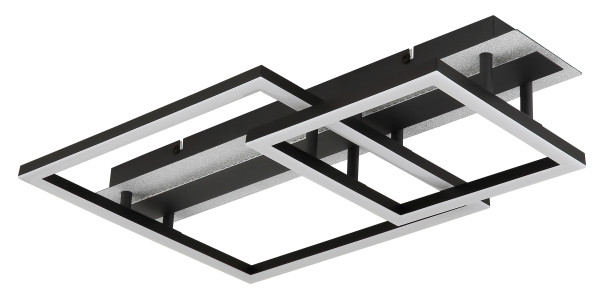 Deckenleuchte ESTRADA in schwarz aus Metall