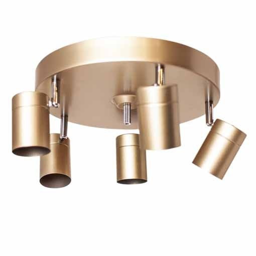 Deckenleuchte CORRECT in goldfarben aus Metall