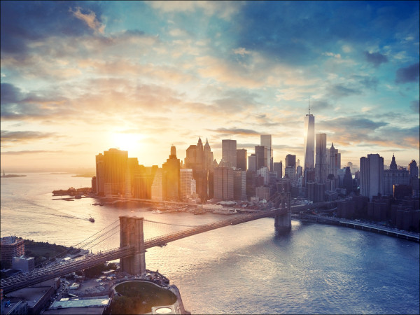 Keilrahmenbild NEW YORK SUN