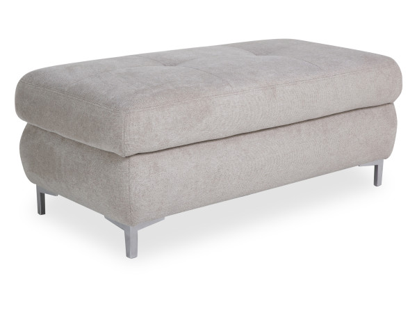 Hocker SYSTEMPOLSTER MALOU in beige aus Stoff