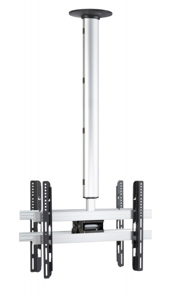 Deckenhalterung CM 4 in silberfarben aus Aluminium