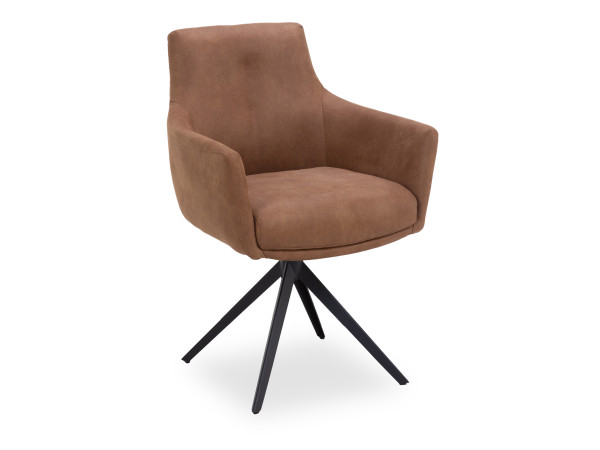 Polsterstuhl MONDO FOLARA in zinc aus Stoff