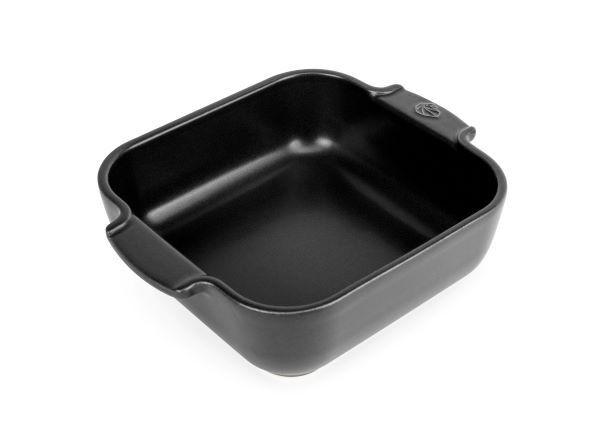 Auflaufform APPOLIA in schwarz aus Steinzeug