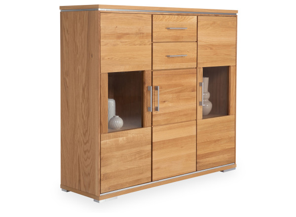 Highboard HARPER NARBONNE in Wildeiche aus Teilmassiv