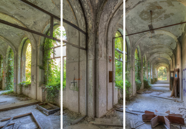 Akustikbild GETEILTER FLUR in mehrfarbig