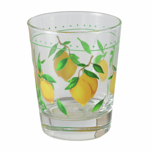 Trinkglas PALERMO in mehrfarbig aus Glas