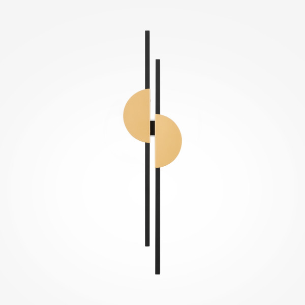 Wandleuchte SKYLINE in schwarz aus Aluminium