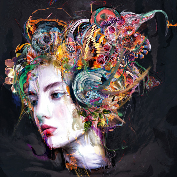 Akustikbild PORTRAIT aus Materialmix