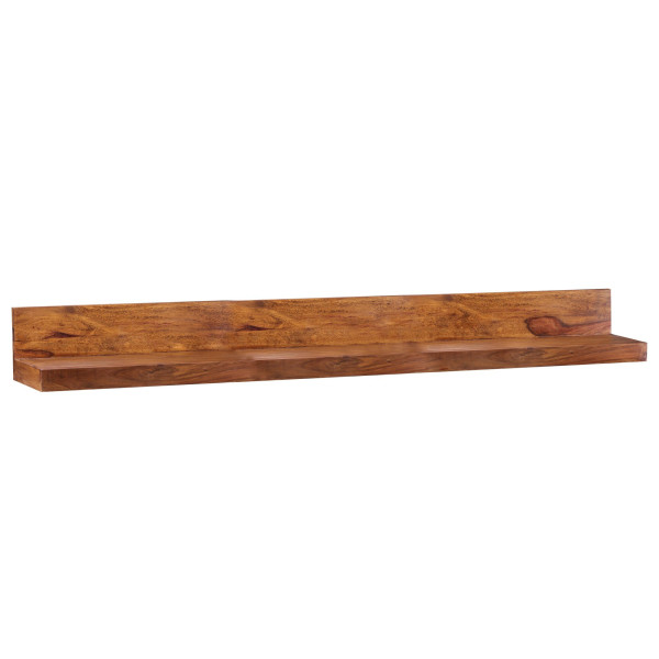 Wandregal MUMBAI in braun aus Holz