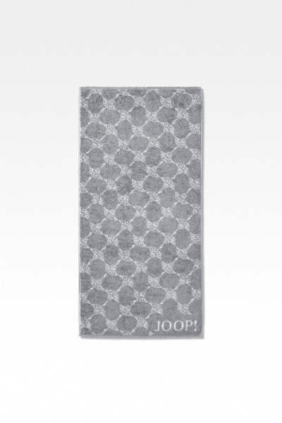 Handtuch JOOP! CLASSIC in silberfarben aus Baumwolle