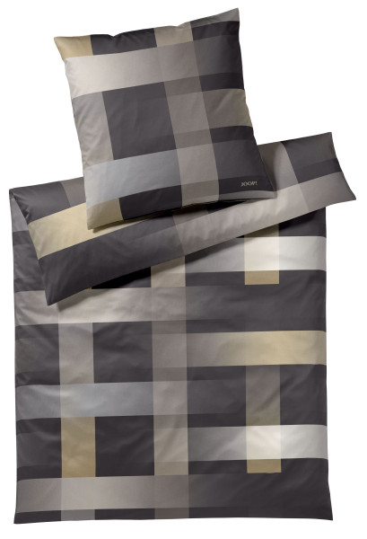 Bettwäsche JOOP! Mako-Satin in braun aus Baumwolle