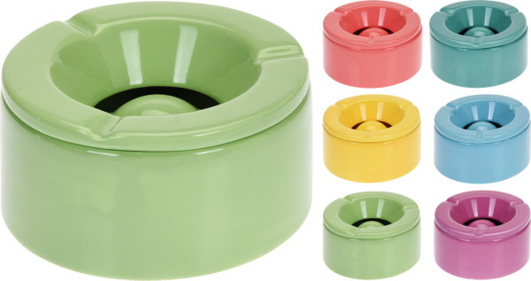 Aschenbecher in mehrfarbig aus Dolomit