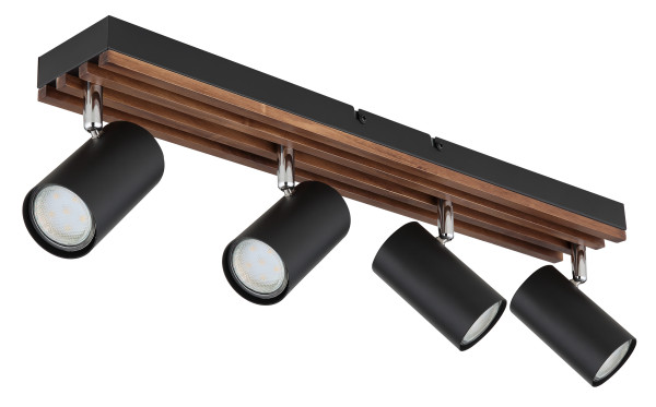 Strahler KAYDEN in schwarz aus Metall