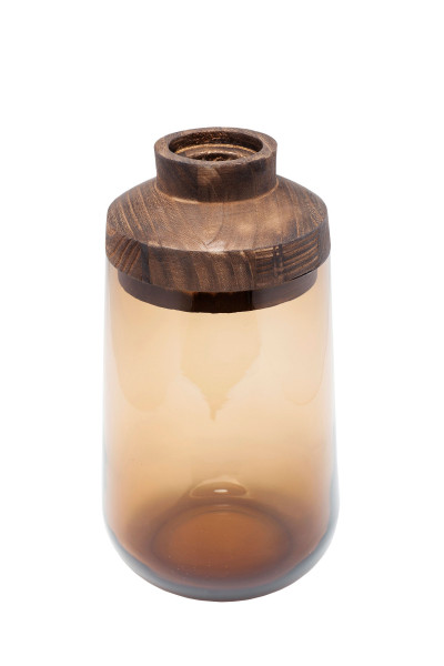 Vase Rim Braun in braun