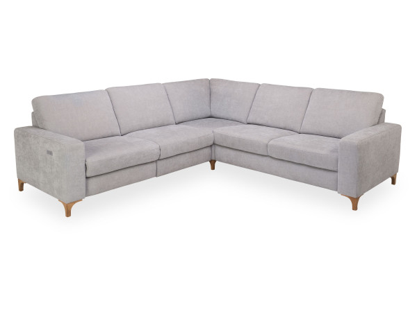 Polsterecke vito STEP PLUS in blau aus Stoff