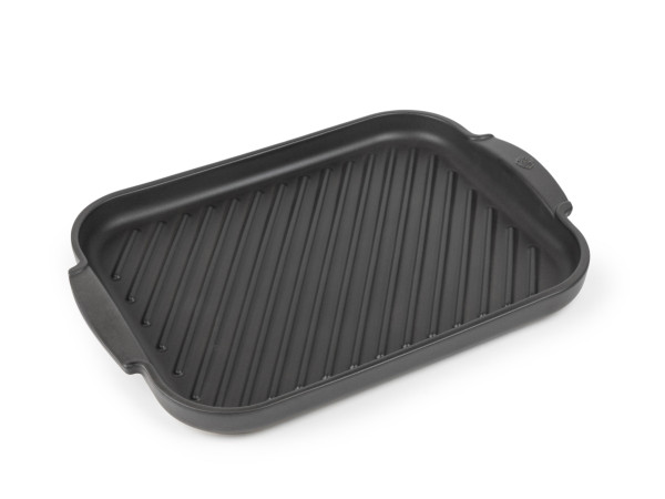 Plancha für Fleisch in schwarz aus Keramik