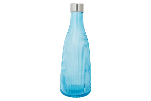 Flasche ALTA in blau aus Glas