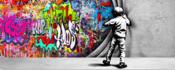 Glasbild GRAFFITI DISCOVERY