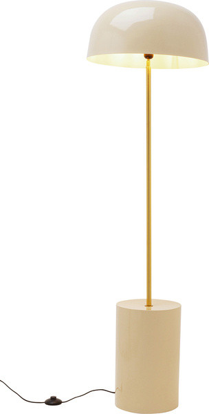 Stehleuchte LOUNGY in beige aus Stahl