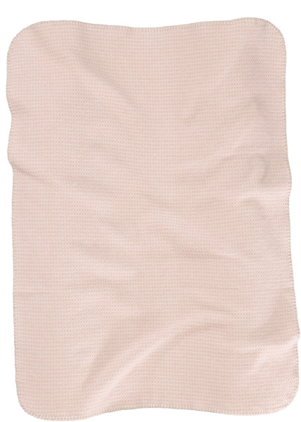 Kinderdecken COTTON ROSE in pink aus Mischgewebe