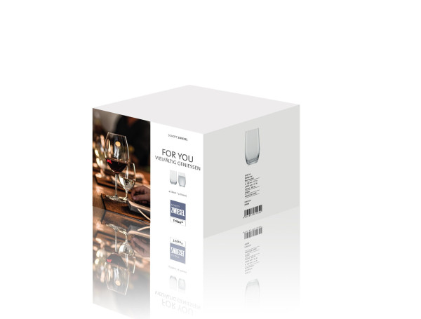 Bierbecher-Set FOR YOU in klar aus Glas